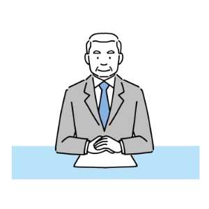 一次面談を実施する
